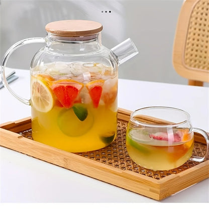 Large Capacity Glass Teapot