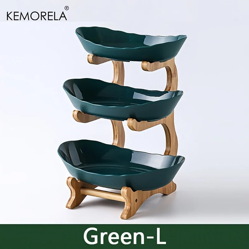 Layer Fruit Plate Home Living Room