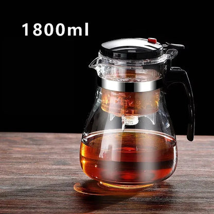 lass Teapot Flower Tea Kettle