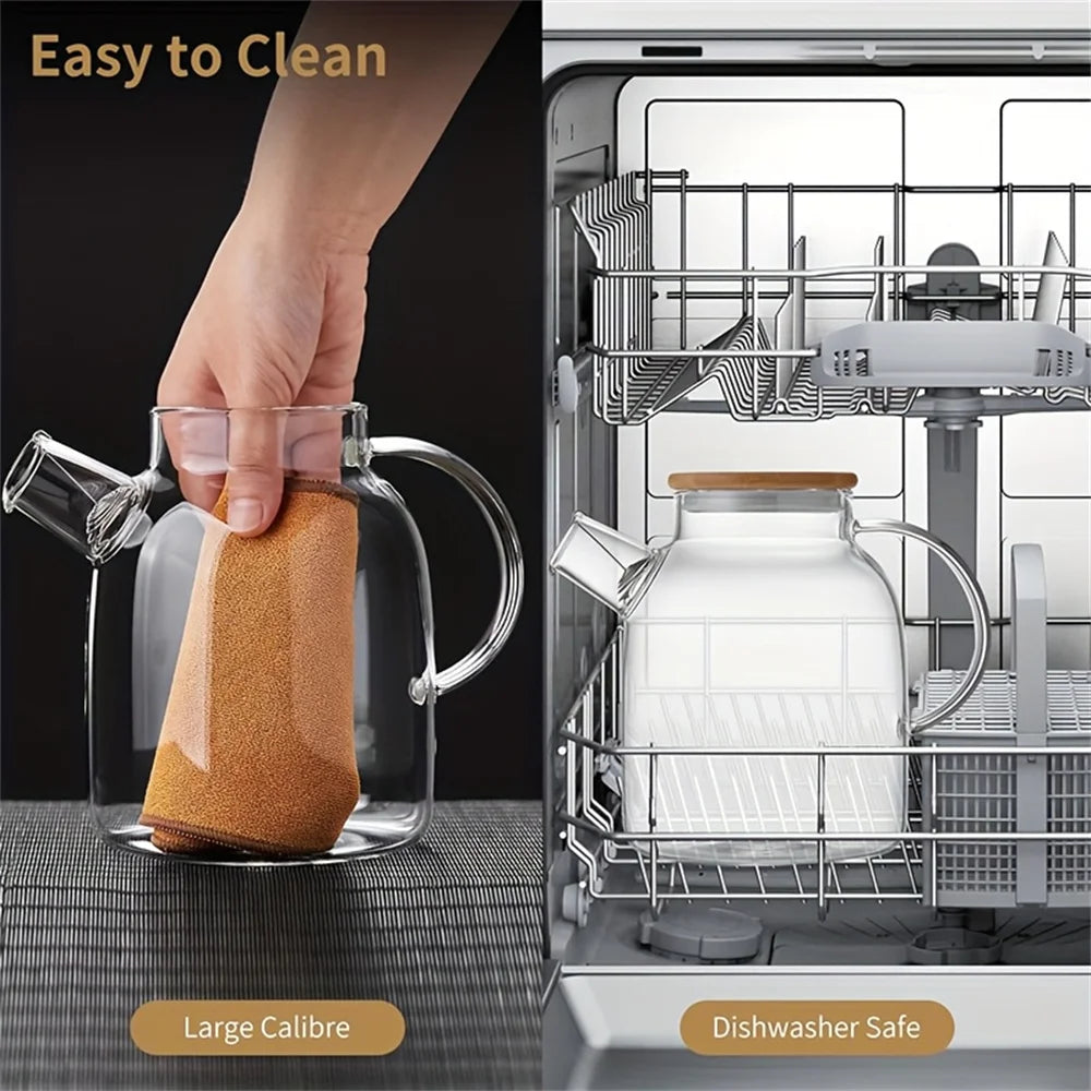 Large Capacity Glass Teapot