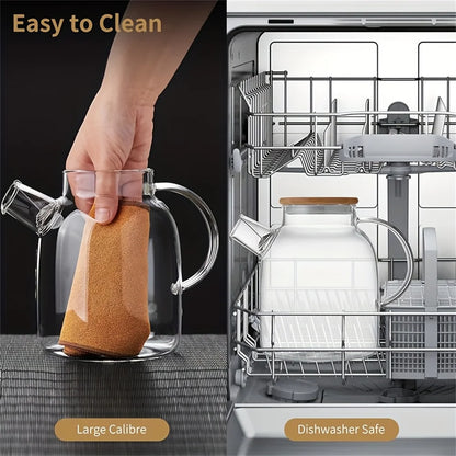 Large Capacity Glass Teapot