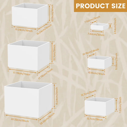 6pcs Acrylic Buffet Riser Food