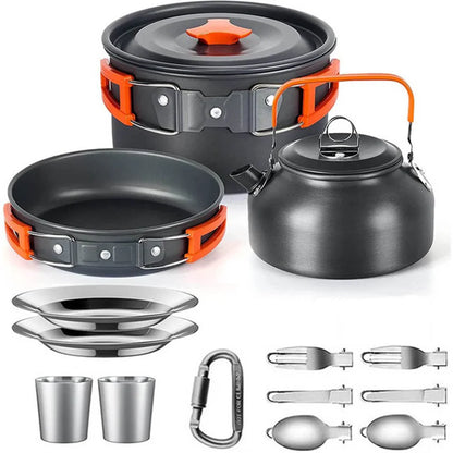 Camping Cooking set Camping Cookware Travel Tableware Outdoor Picnic