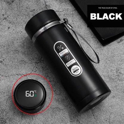500ML-1Liter Stainless Steel Thermos Bottle with LED