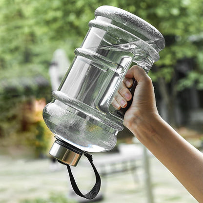 2L Portable PETG Large Capacity Water Bottle Training Sports