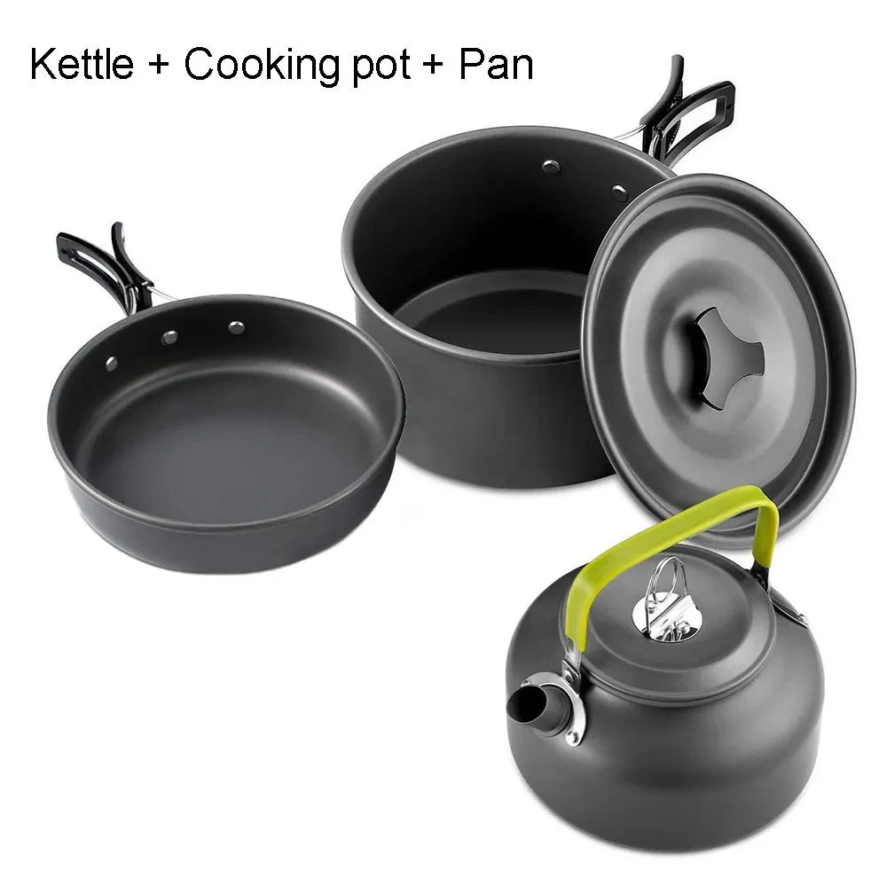 Camping Cooking set Camping Cookware Travel Tableware Outdoor Picnic