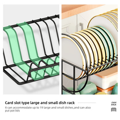 dish drying rack drain board set tableware