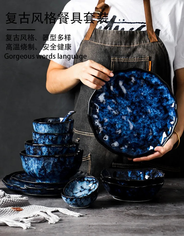 Creative Kiln-Change Bowl and Plate Tableware Home