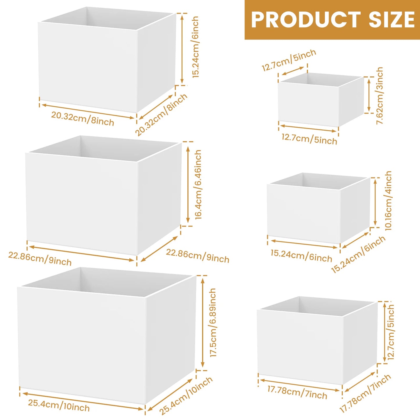 3/6Pcs Acrylic Buffet Riser Food