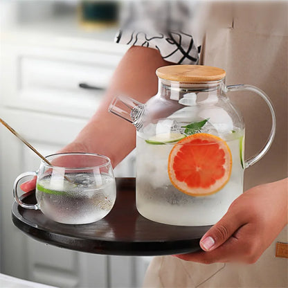 Transparent Glass Teapot