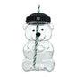 Glass Bear Cup-Star Bear Straw