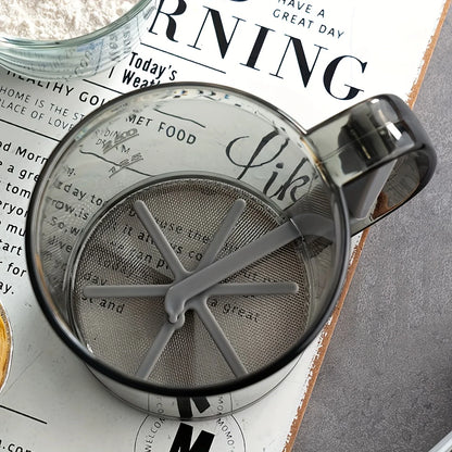 Flour sifter handheld semi-automatic