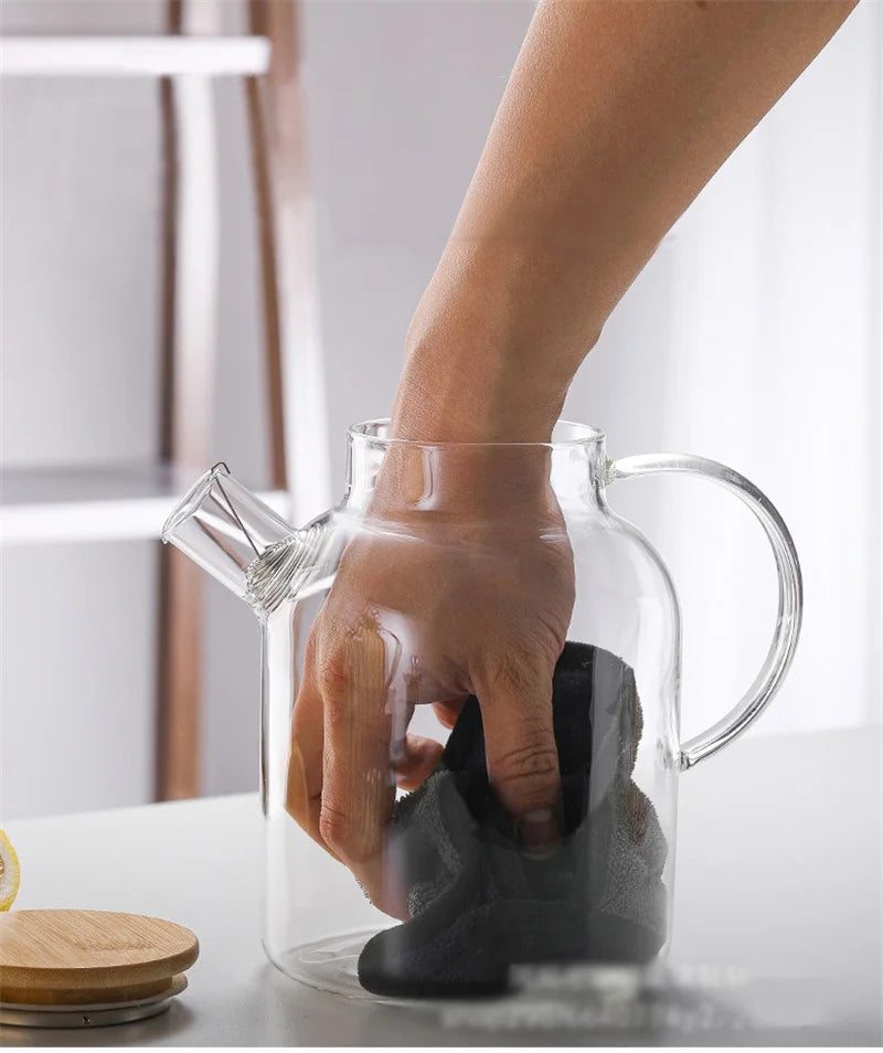 Transparent Glass Teapot