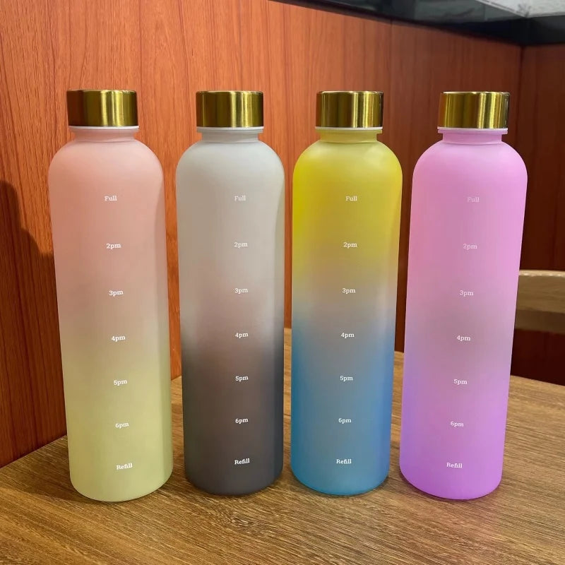 Bottle With Time Marker 32 OZ Motivational Reusable Fitness Sports