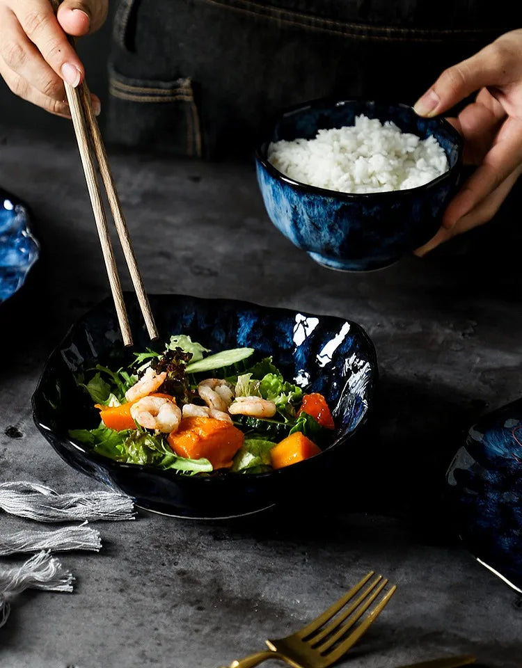 Creative Kiln-Change Bowl and Plate Tableware Home