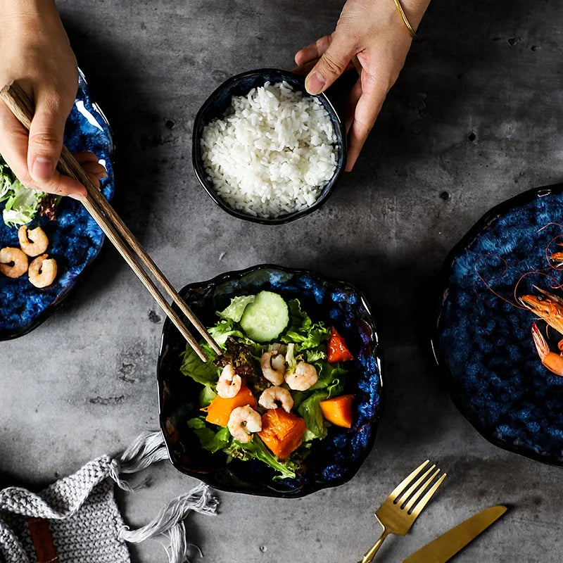 Creative Kiln-Change Bowl and Plate Tableware Home