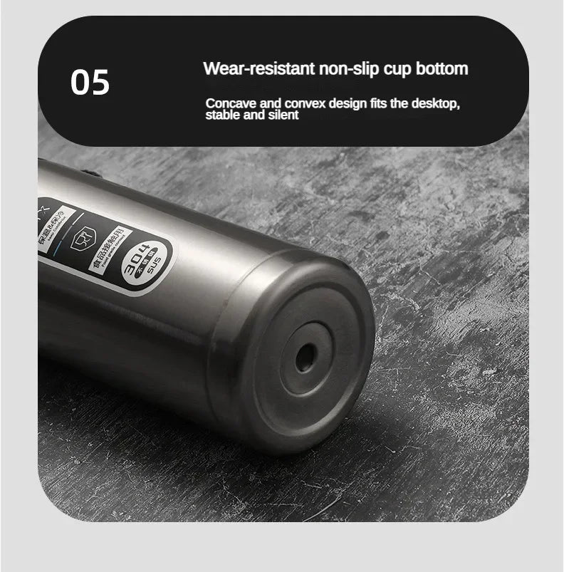 500ML-1Liter Stainless Steel Thermos Bottle with LED