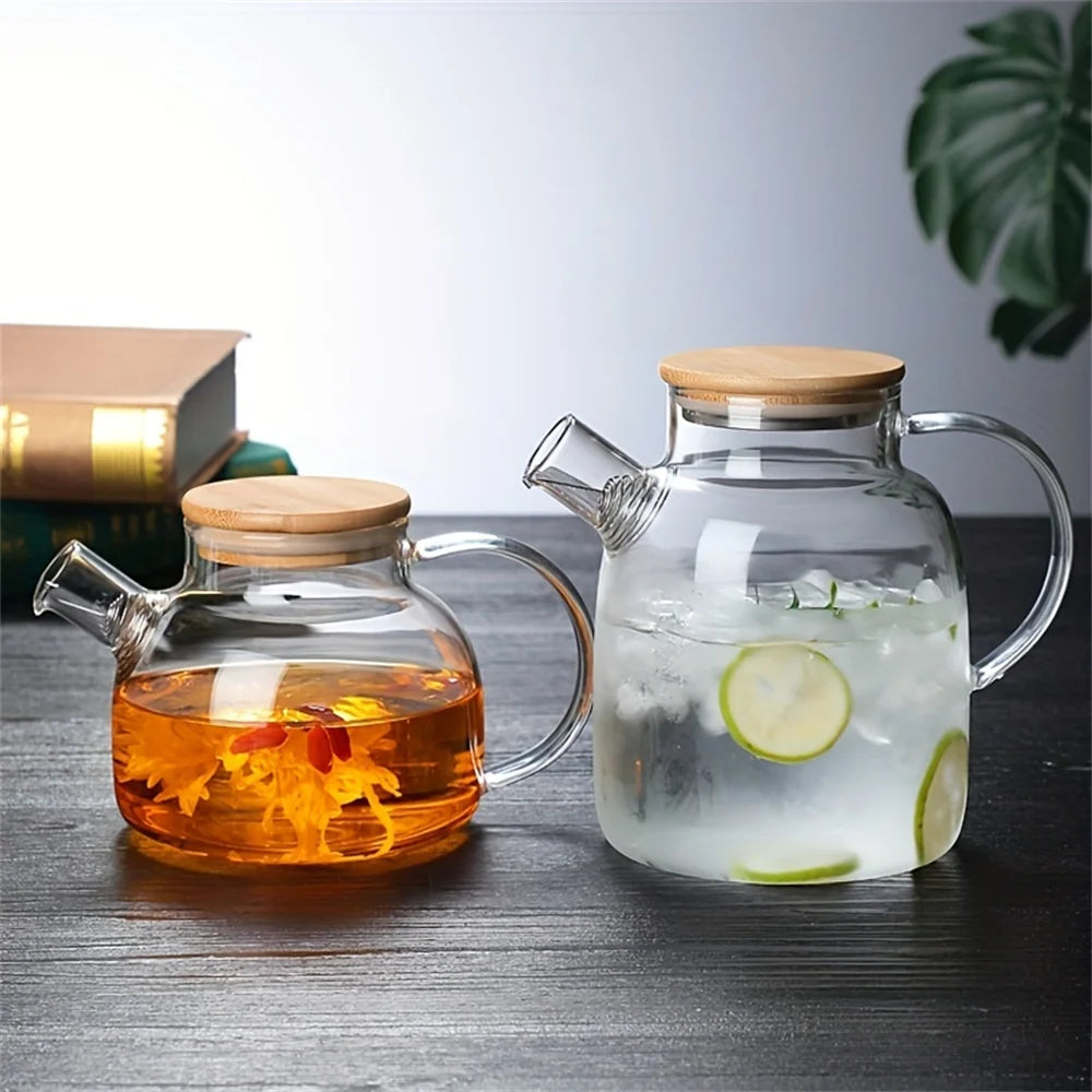 Large Capacity Glass Teapot