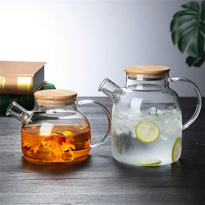 Large Capacity Glass Teapot
