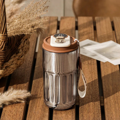 Stainless Steel Thermo Water Bottle LED