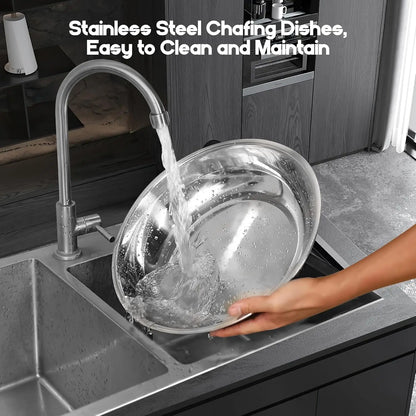 Buffet Stove 1 Pack Round Stainless