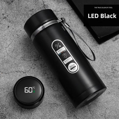 500ML-1Liter Stainless Steel Thermos Bottle with LED