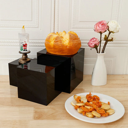 6pcs Acrylic Buffet Riser Food
