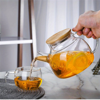 Large Capacity Glass Teapot