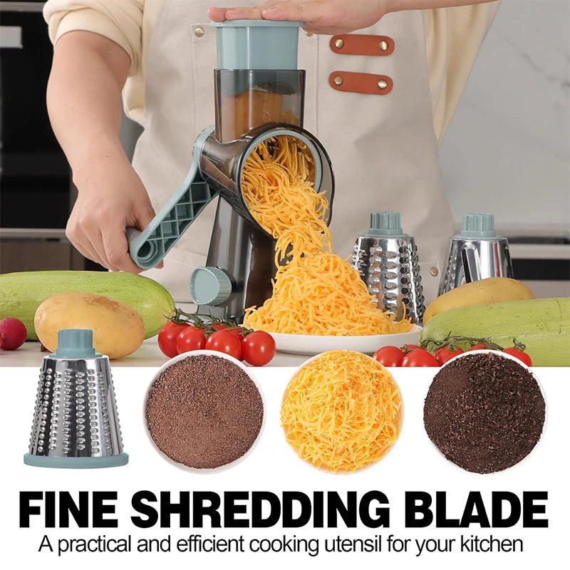 Rotary Cheese Grater Versatile Manual