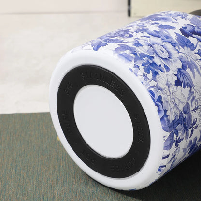 Vintage Floral Tea Thermos Stainless Steel