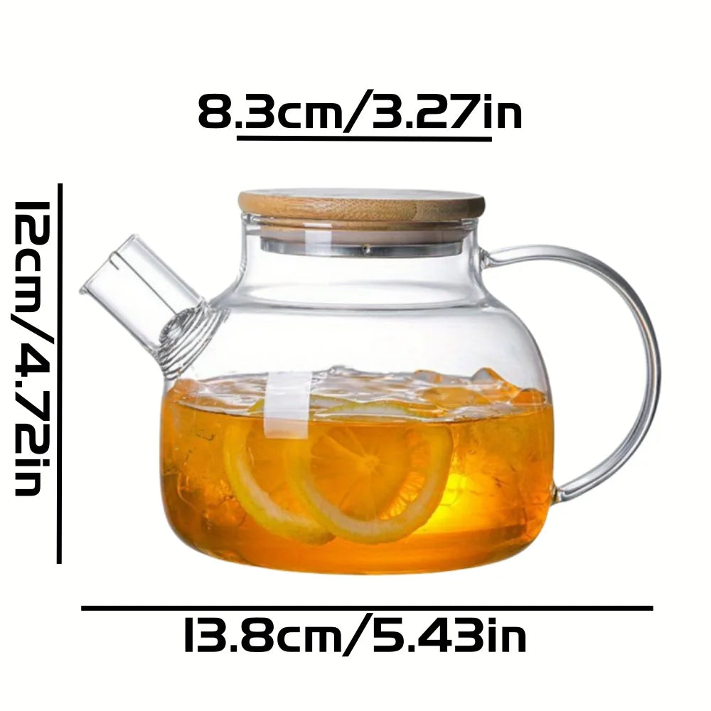 Large Capacity Glass Teapot