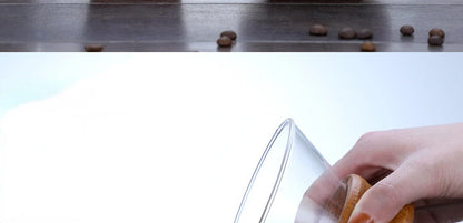 Hand Glass Coffee Kettle with Stainless Steel Filter