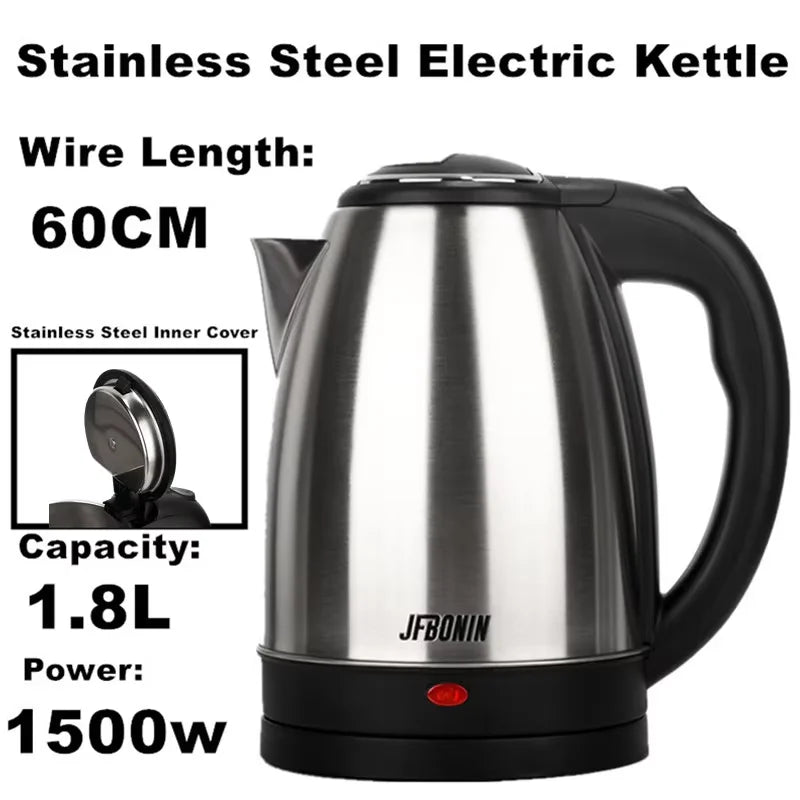 JFBONIN Stainless Steel Electric Kettle