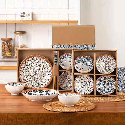 Luxury Baby Adult Dish Ceramic Japanese Style Cute