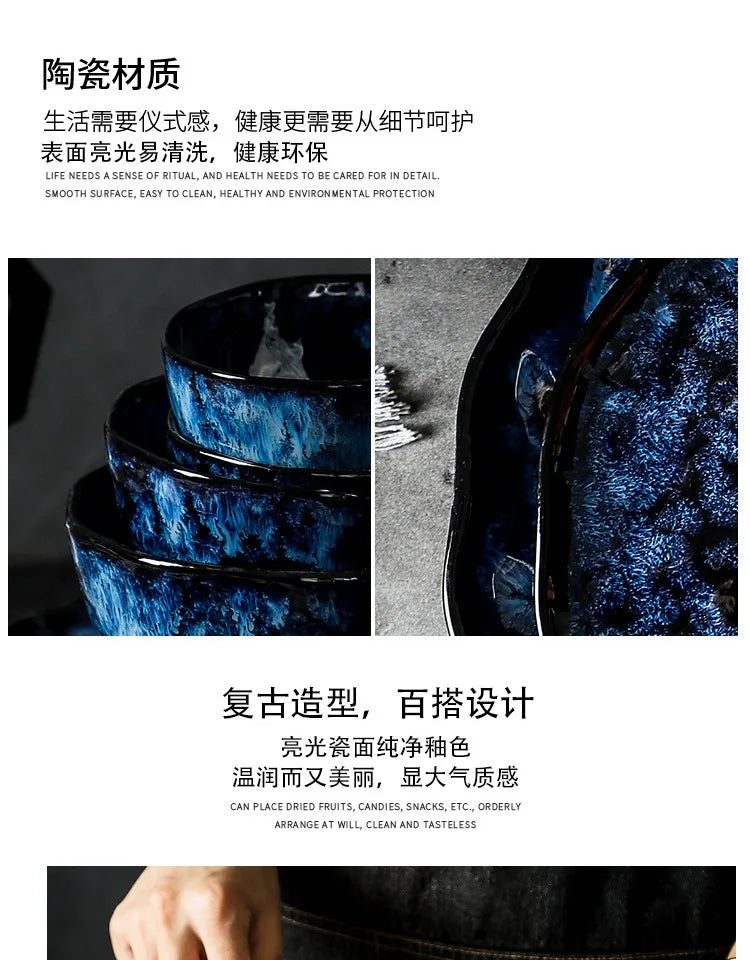 Creative Kiln-Change Bowl and Plate Tableware Home