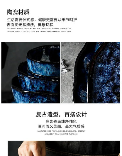 Creative Kiln-Change Bowl and Plate Tableware Home