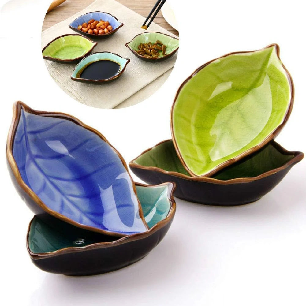 Leaves Ceramic Saucer