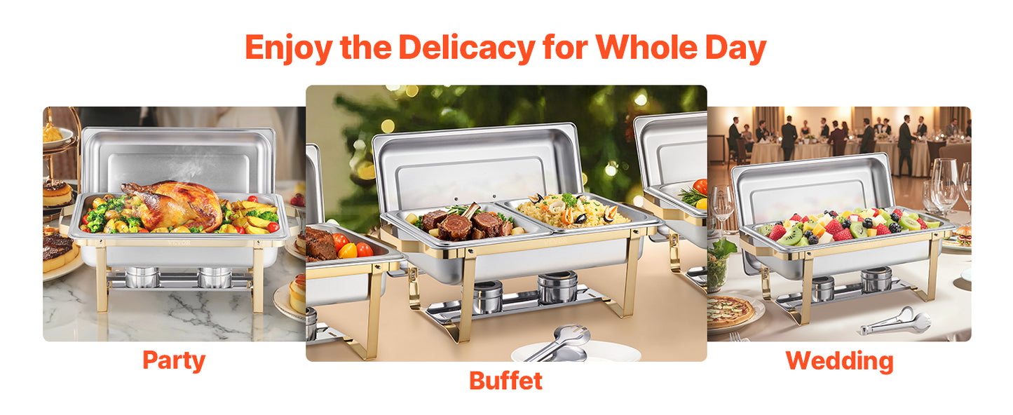 Chafing Dish Buffet Set Stainless Steel Chafer
