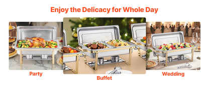 Chafing Dish Buffet Set Stainless Steel Chafer